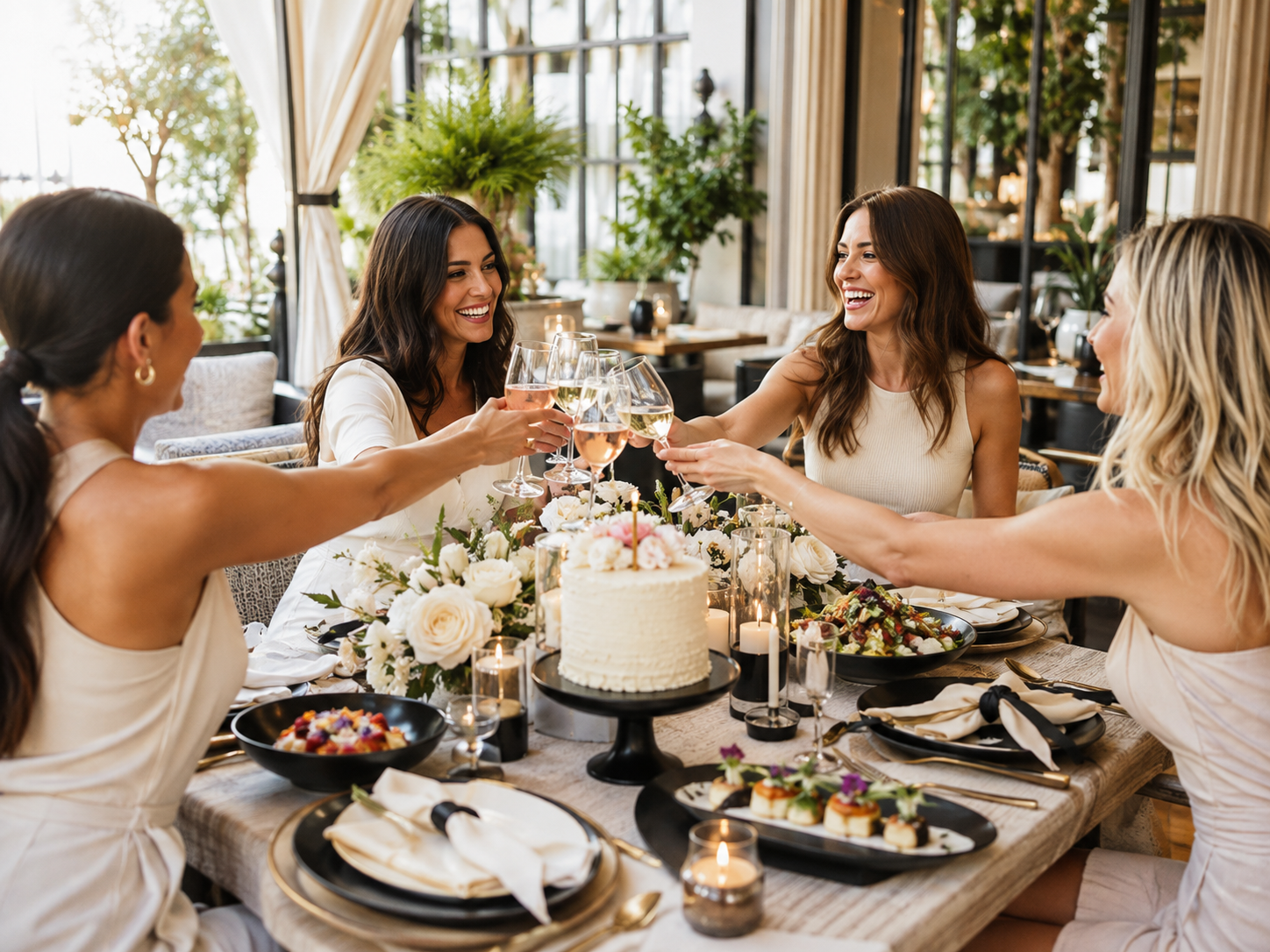 Bridal shower gathering
